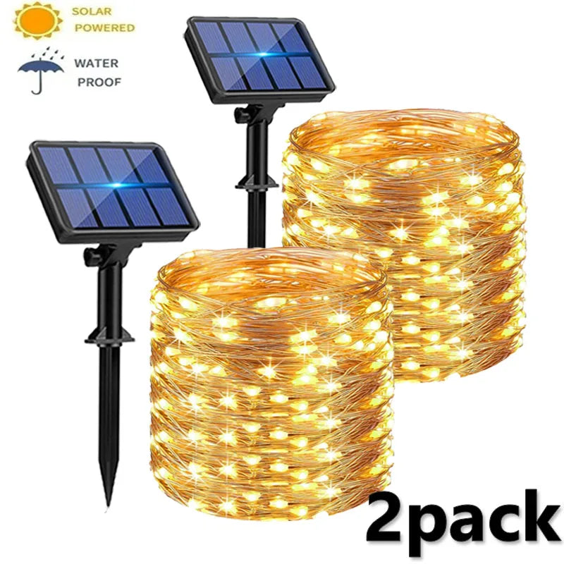 Solar String outdoor Lights