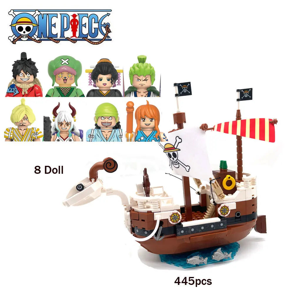 One Piece Building Blocks Ship Anime Model | Christmas Gift