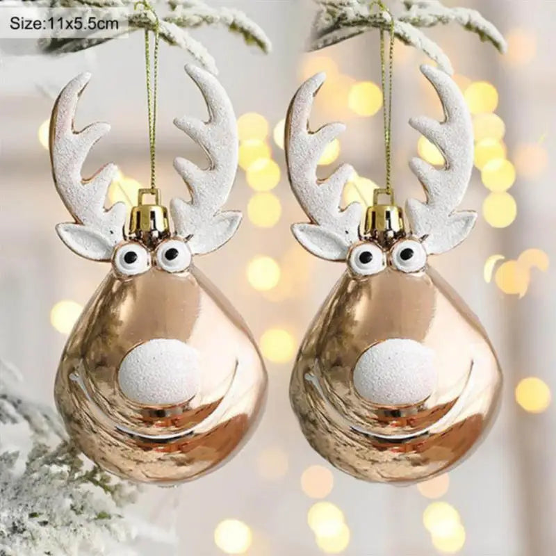 Christmas Elk Balls Ornaments