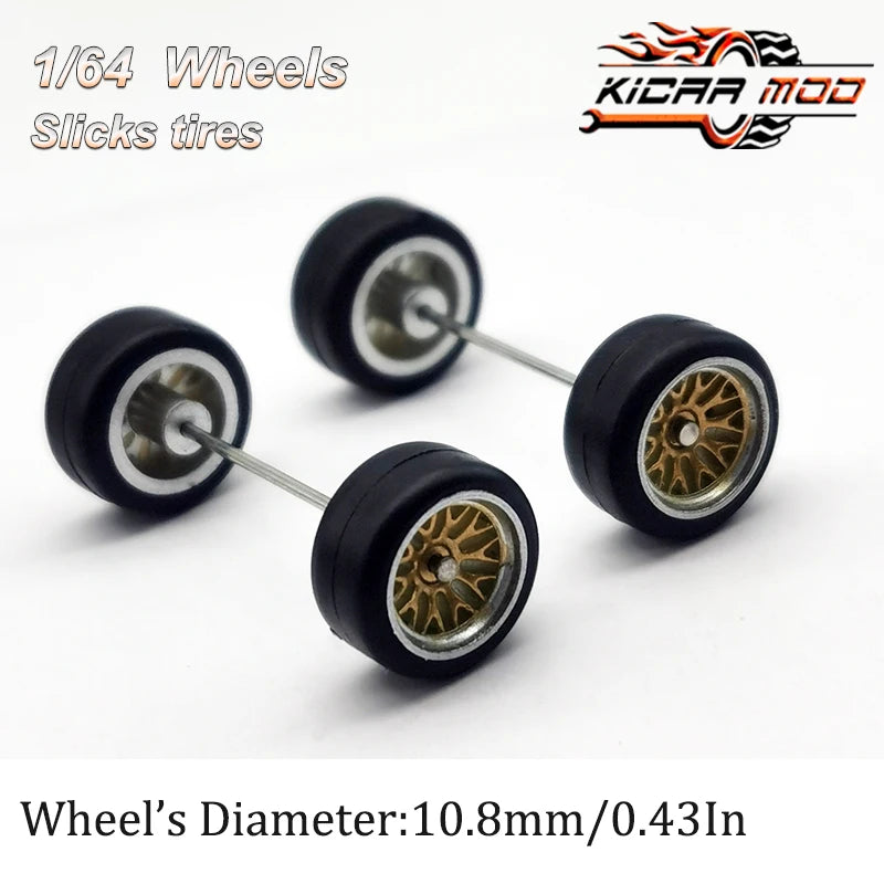 Hot Wheels Rubber Tires with branches