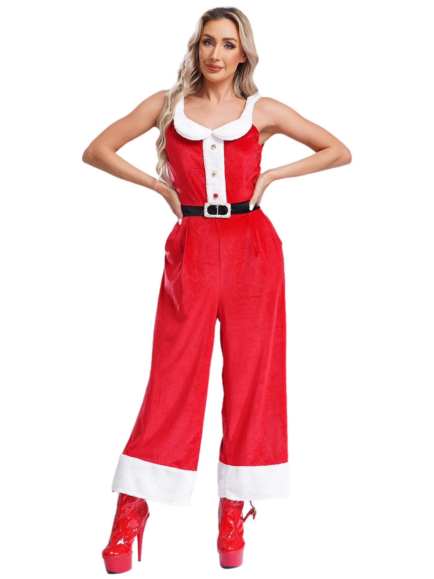 Womens Christmas Mrs Santa Claus Cosplay Costumes