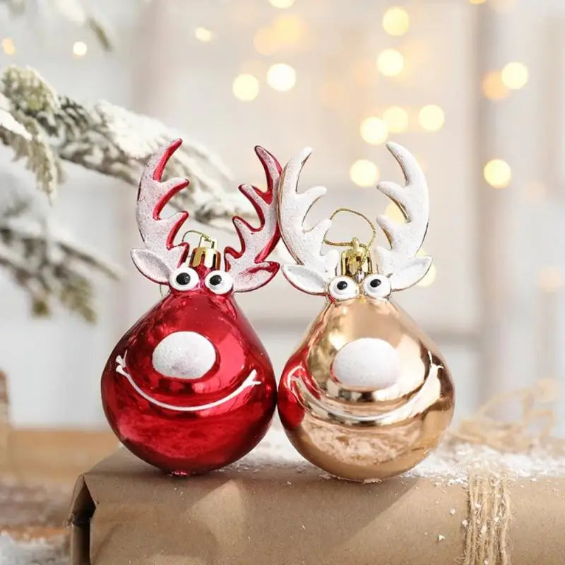 Christmas Elk Balls Ornaments