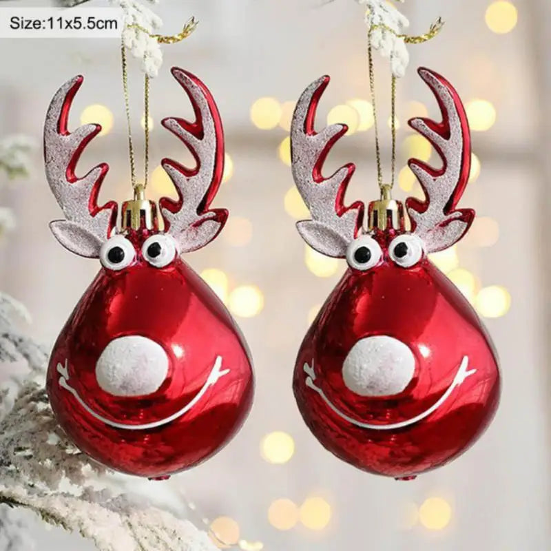 Christmas Elk Balls Ornaments