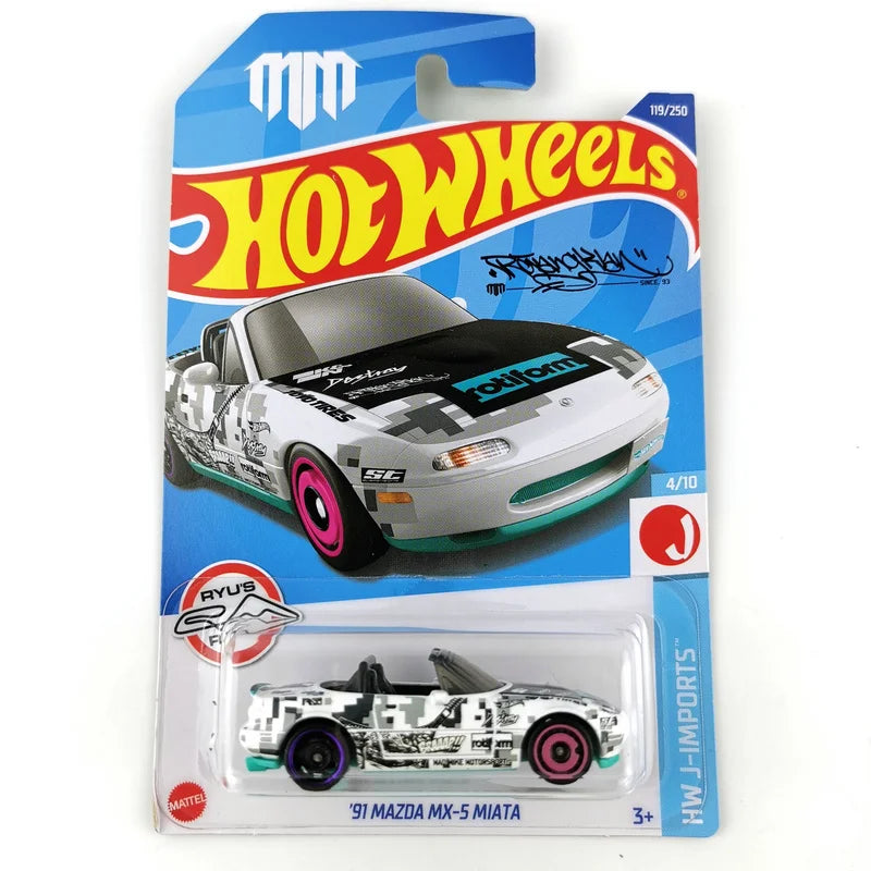 2022 Hot Wheels 1/64 No.106-134 McLAREN F1 NISSAN SILVIA S15 HONDA S2000 MAZDA MX-5 MIATA Model Toy Vehicles