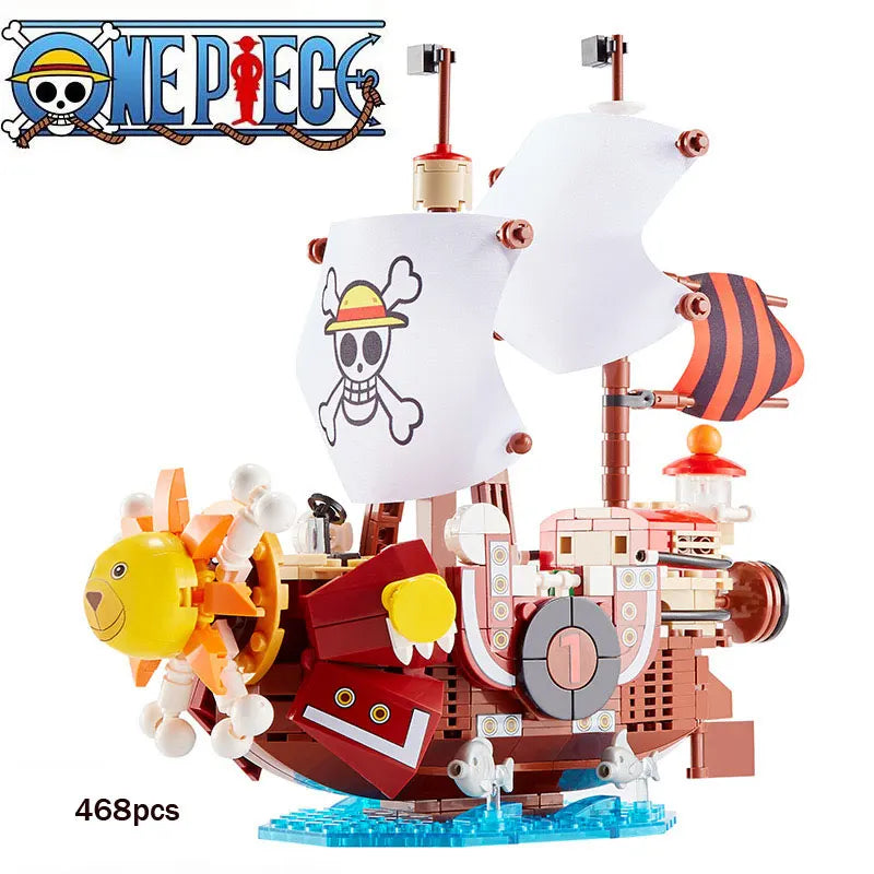 One Piece Building Blocks Ship Anime Model | Christmas Gift