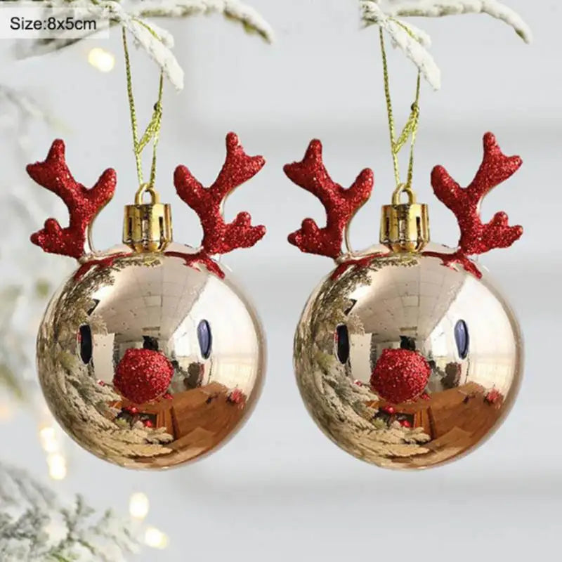 Christmas Elk Balls Ornaments