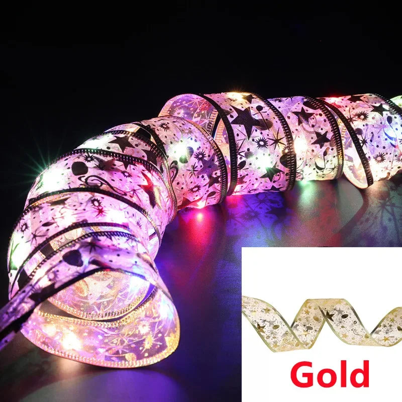 Aswesaw Christmas Tree Decoration 10m LED ribbon