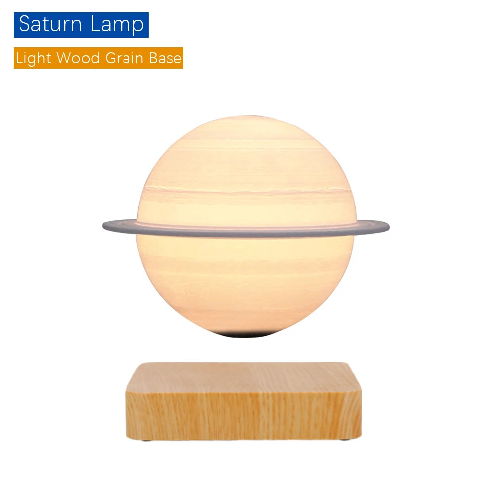 3D Printing LED Light Creative Touch Magnetic Levitation floating Moon Lamps