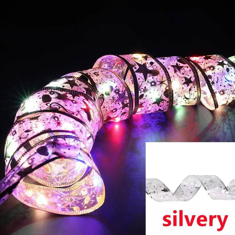 Aswesaw Christmas Tree Decoration 10m LED ribbon