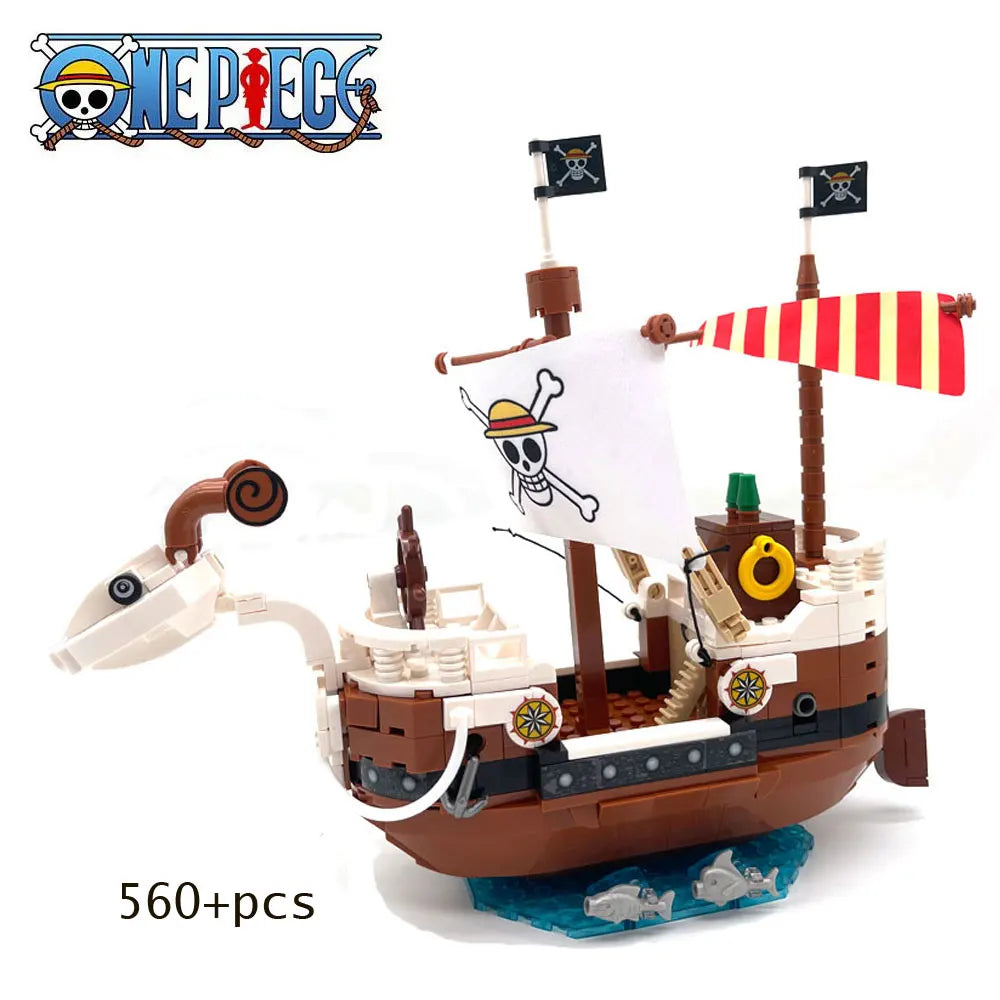 One Piece Building Blocks Ship Anime Model | Christmas Gift