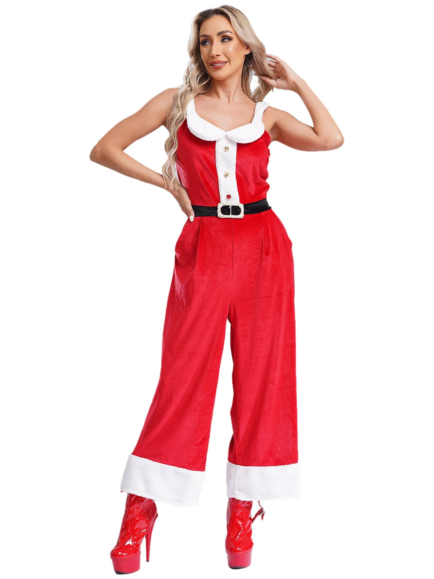 Womens Christmas Mrs Santa Claus Cosplay Costumes