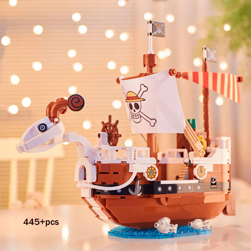 One Piece Building Blocks Ship Anime Model | Christmas Gift